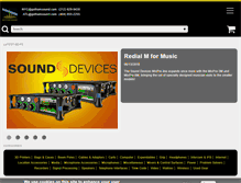 Tablet Screenshot of gothamsound.com